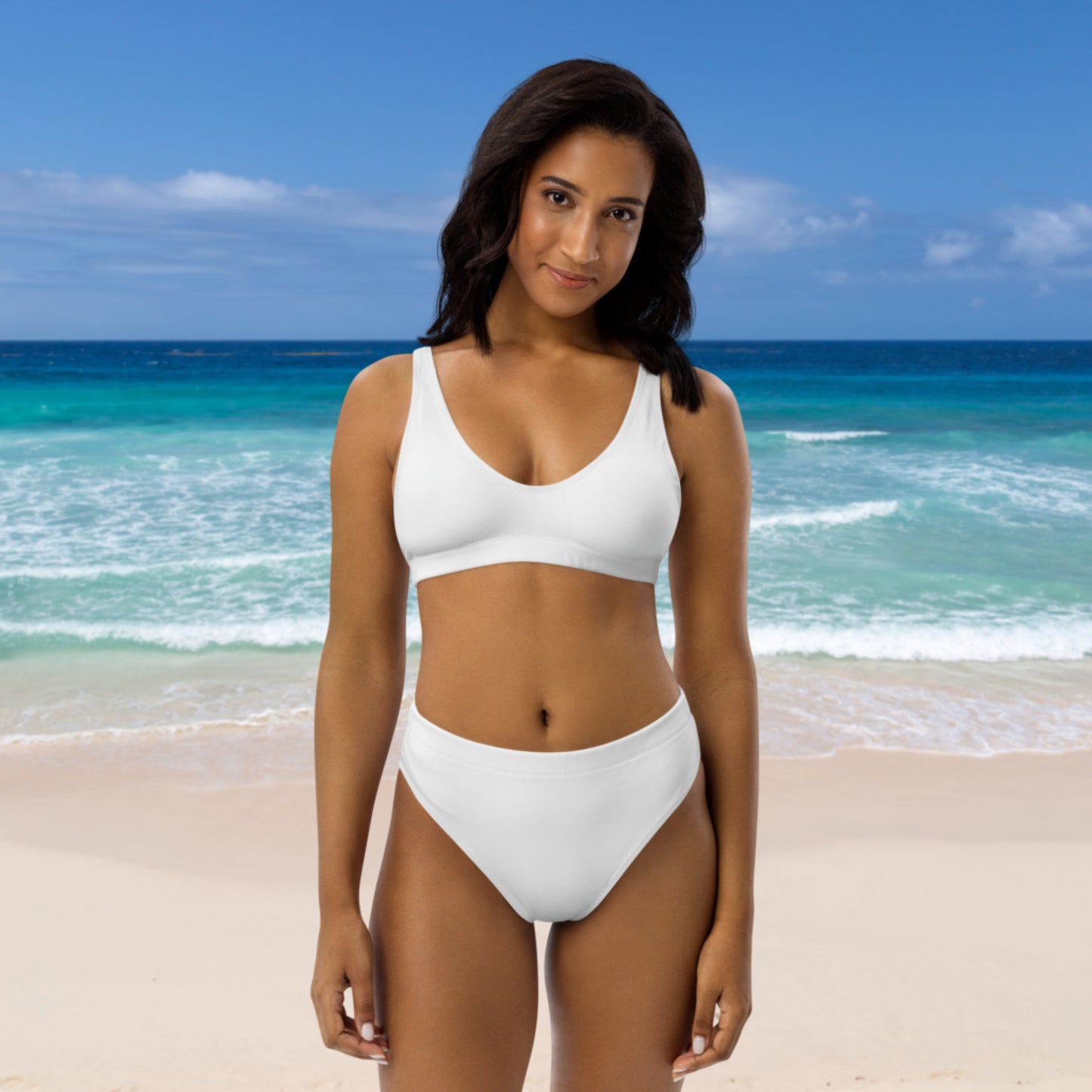 White-mint Recycled sport bikini set